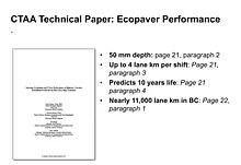 CTAA Technical Paper Ecopaver Performance